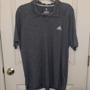 Adidas Men's Charcoal Polo Shirt